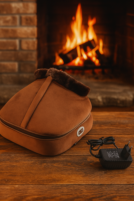 CuddleFeet™ – Elektryczny Podgrzewacz do Stóp z Masażem